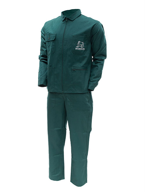 Overol dos piezas con cremallera