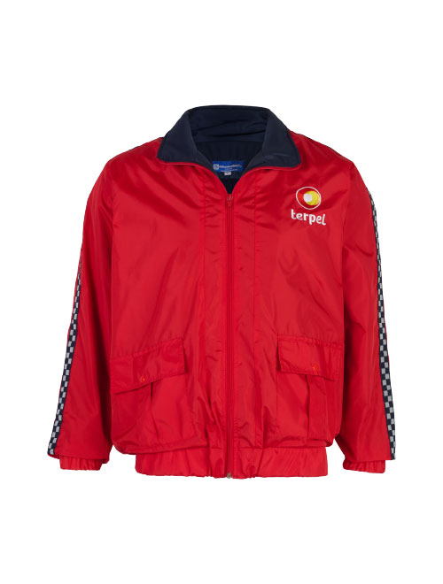 Chaqueta forrada con contraste